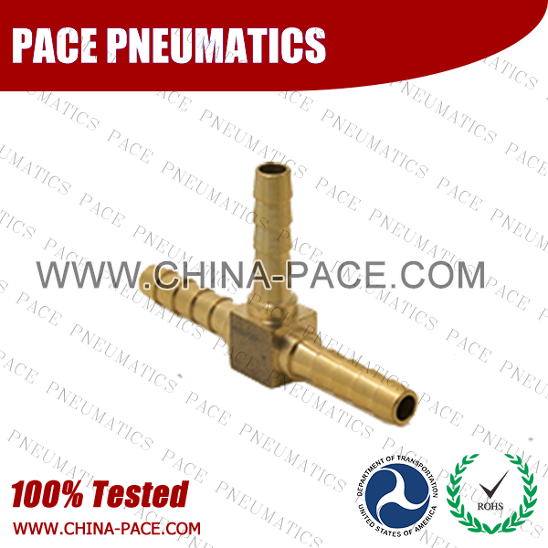 Barstock Union Tee Hose Barb Fittings, Brass Hose Fittings, Brass Hose Splicer, Brass Hose Barb Pipe Threaded Fittings, Pneumatic Fittings, Brass Air Fittings